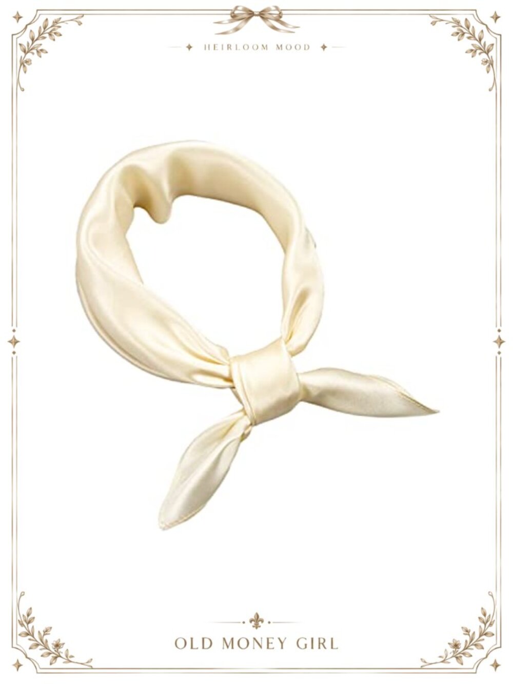 Silk Square Scarf 35 Inch Head Hair Wrap Neck Scarf Multifunctional